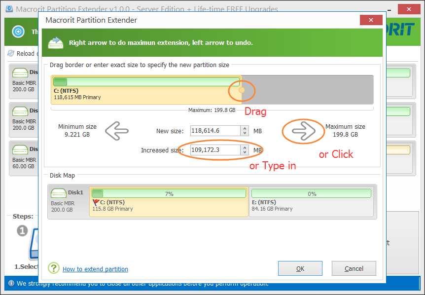 3 ways to increase partition size